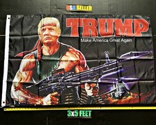 Donald Trump 2020 Flag *FREE FIRST CLASS SHIP!* Bazooka USA Sign Poster 3x5'