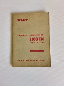 Uso e manutenzione Originale FIAT 1100 TN tipo 217 N - Foto 1 di 5