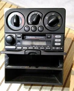 SUBARU LEGACY A/C CLIMATE CONTROL/RADIO CASSETTE PLAYER OEM 2000,2001 - Picture 1 of 4