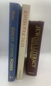 Jewish Literature 3 Volumes Folk Tales, Jewish Women, Literacy (x) - Picture 1 of 19