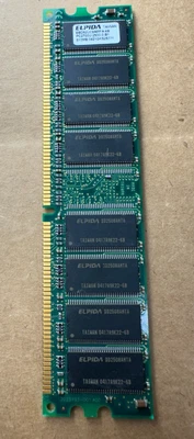 Elpida EBD52UC8AMFA-6B 512MB PC2700U-2533-0-B1 Memory - Image 1 of 2