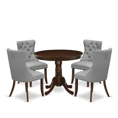 5 Piece Kitchen Table & Chairs Set - Image 1 of 4