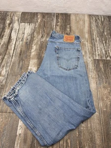 Levi's 550 Men's 36x30 36x29 Jeans Classic Denim Straight Leg Cotton Relaxed Fit - Picture 1 of 18