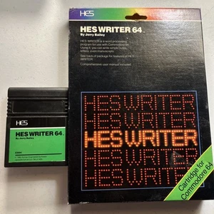 HES Writer 64 (HesWare, 1982, Commodore 64) cartuccia elaborazione testi NO MANUALE - Foto 1 di 4