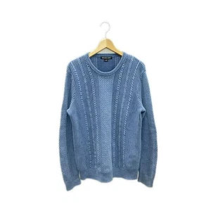 Michael Kors Crew Neck Cable Knit Sweater Men's M Damage Details Comparatively - Picture 1 of 5