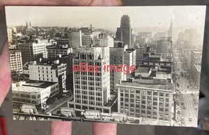Edificios comerciales ca. 1920 Downtown Seattle, Washington por proceso, Chicago RPPC - Imagen 1 de 5