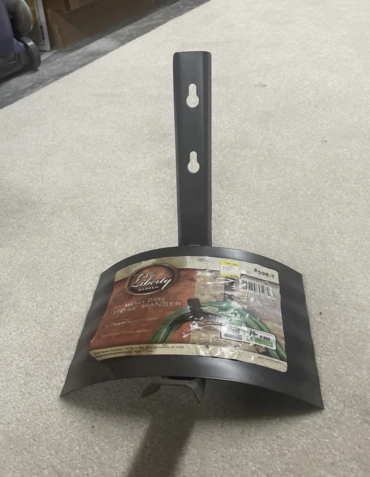 Percha de manguera, montaje en pared, acero marrón bronce, tiene capacidad para 75 pies - 598-T Foto 1 de 1