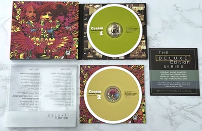 Cream Disraeli Gears 2 CD DELUXE EDITION! 2004 w/Slipcase! Eric Clapton RARE! Foto 1 de 4