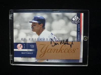 2005 UD SP Authentic Don Mattingly On-card Auto Yankees #ed /100 - Image 1 of 2