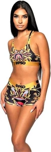 PSD Women Sports Bra Warface Luxury- Racerback, Breathable Microfiber Fabric, L - Picture 1 of 6