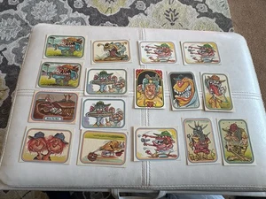 1973 Donruss Super Freaks Baseball Sicker Card Lot 16 VG Condition - Picture 1 of 6