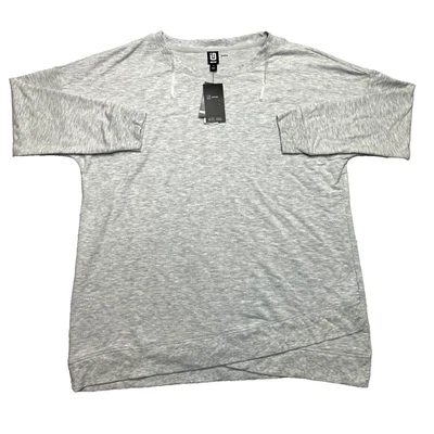 Ideology Sweatshirt Womens 1X Gray Whisper Heather Pullover NWT - Image 1 of 4