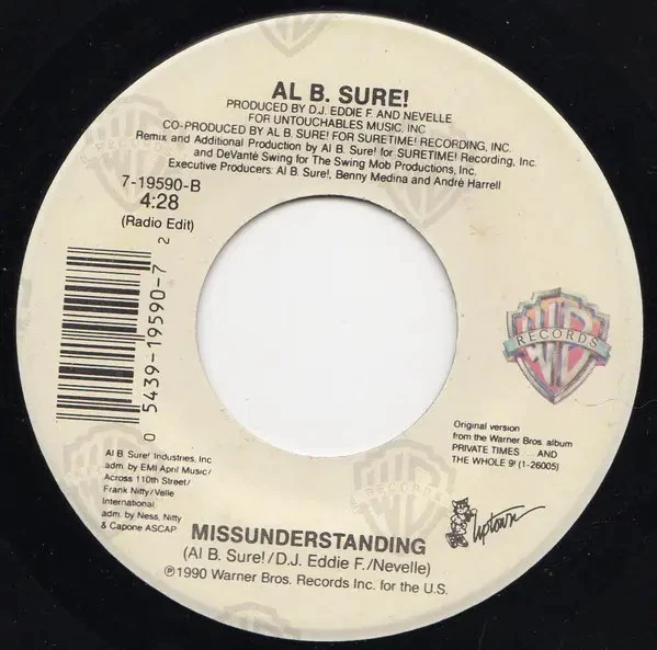 Al B. Sure! Missunderstanding Vinyl Single 7inch Warner - Bild 1 von 1