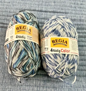 Regia Sockengarn 2 Knäuel verschiedene Farben Wolle Polyamid - Bild 1 von 12