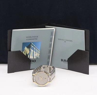 Reloj Hombre Rado Florence Dos Tonos Acero Inoxidable Fecha Cuarzo Ref. 129.3644.4 Foto 1 de 4