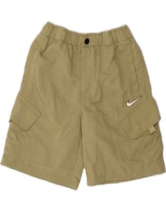 NIKE Boys Cargo Shorts 10-11 Years Medium W28 Khaki Nylon AA19 - Picture 1 of 3