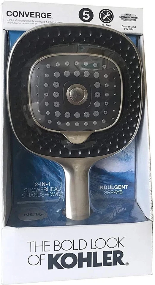 Kohler Converge Shower Head Brushed Nickel Finish