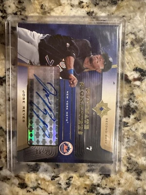 2004 Upper Deck Ultimate Signatures Jose REyes  Autograph Mets  /25 - Image 1 of 3