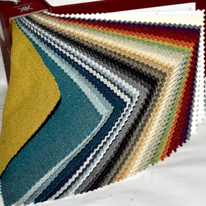FABRIC SAMPLE BOOK Multi-Color SOHO SOLID Performance Soft 36pcs LOT Upholstery - Picture 1 of 17