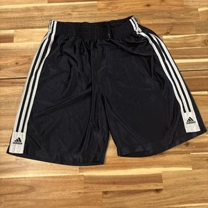Vintage Y2K Adidas Shiny Dazzle Basketball Shorts Gr. L Baggy Blau - Bild 1 von 11