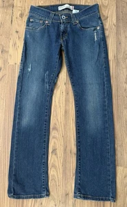 Levi’s 504 Womens Jeans W32 L32 Slouch Straight Stretch Medium Wash Denim Y2K - Picture 1 of 3