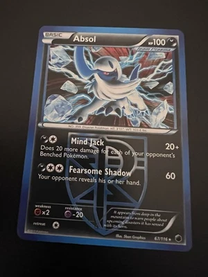 Absol 67/116 BW Plasma Freeze 2013 Pokemon Card Holo Rare NM - Image 1 of 4