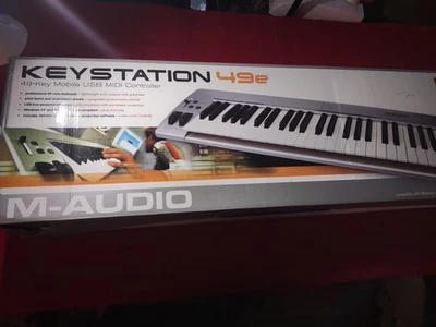 M-Audio Keystation 49e MIDI Controller USB Keyboard Tested Works EUC - Image 1 of 4
