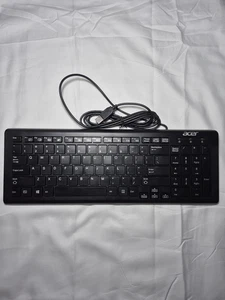 Acer Wired Basic Keyboard Tested Works - Picture 1 of 8