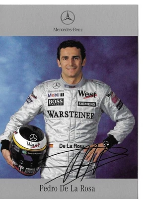 Pedro De La ROSA  Autogrammkarte -ohne- 013 - Bild 1 von 2