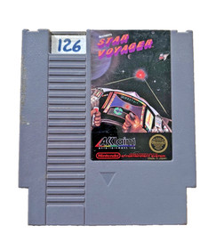 Star Voyager Nintendo NES Game Cartridge Genuine Acclaim NTSC USA &ndash; Rare