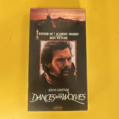 Dances with Wolves (VHS, 1991) Kevin Costner Works No Mold 🐶 - Image 1 of 3