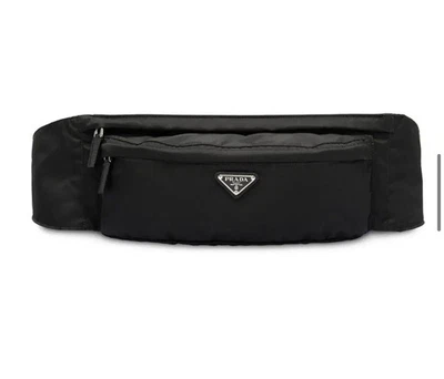 21FW Prada Triangle Logo Nylon Pocono Belt Bag Hip Color - Image 1 of 4