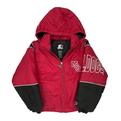 Age 10-12 Starter Spellout Puffer - Medium Black Nylon - Image 1 of 4