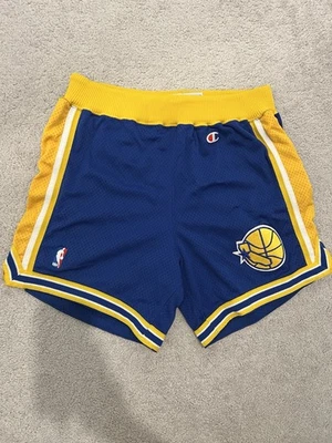 Authentic Champion Road Golden State Warriors Game Shorts Size 38 1990s - Image 1 of 4
