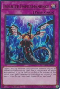 1X NM Infinite Impermanence - RA01-EN075 - Ultra Rare - 1st Edition - Picture 1 of 1