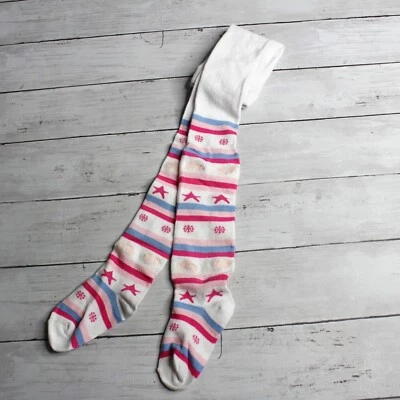 Suéter de punto Trimfit para niña talla juvenil 4-6 blanco rosa azul Foto 1 de 4