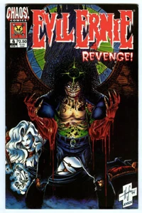 EVIL ERNIE Revenge #4! LADY DEATH Centerfold! (Chaos, February 1995) - Imagen 1 de 3