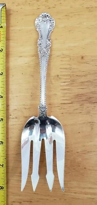 🔎👀АНТИКВАРНАЯ вилка c1899 CAMBRIDGE ИЗ ЧИСТОГО СЕРЕБРА🥈🤑 SPEAR TINE FISH🐟  - Изображение 1 из 4