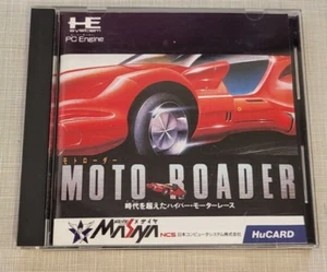 [ PCE ]  MOTO ROADER - Overhead Racing - PC Engine HuCard US SELLER - Picture 1 of 3