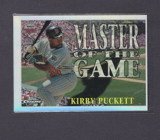 1996 TOPPS CHROME MASTER OF THE GAME REFRACTOR #15 KIRBY PUCKETT TOUGH SP OC