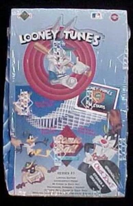 1990 Comic Ball Series 1 Sealed Box Of 36 Packs Looney Tunes - Picture 1 of 1