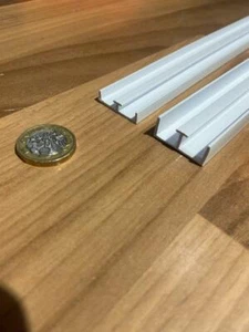 8’ (2440mm) 6-8mm Sliding Door Track White - Picture 1 of 4