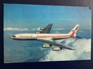 Postcard Wardair Canada Boeing 707 Jetliner Posted Wheatley Hill Durnam B149 - Picture 1 of 2