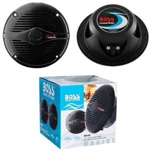 2 BOSS AUDIO MR50B diffusori marini 2 vie 5,25" 75 watt rms neri impermeabili - Picture 1 of 9