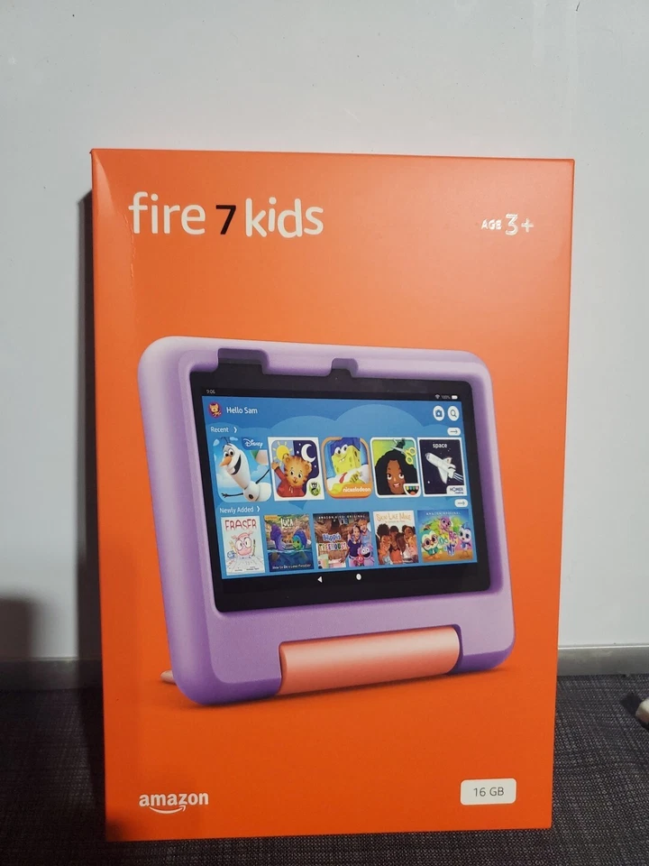 NEW  - Amazon FIRE 7" Kids Edition 16GB PURPLE Tablet w/ 7-IN. Display - Image 1 of 1