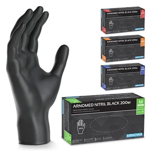 200x Einmalhandschuhe Nitril Handschuhe ARNOMED Nitril Einweghandschuhe Gr XS-XL - Bild 1 von 73