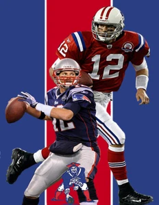 New England Patriots Lithograph print of Tom Brady - Picture 1 of 1