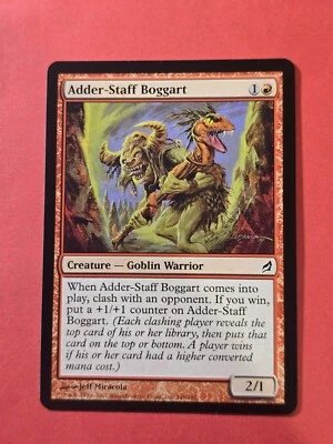 2007 Magic The Gathering Lorwyn #148 Adder-Staff Boggart, C, NF, cd1 - Image 1 of 3