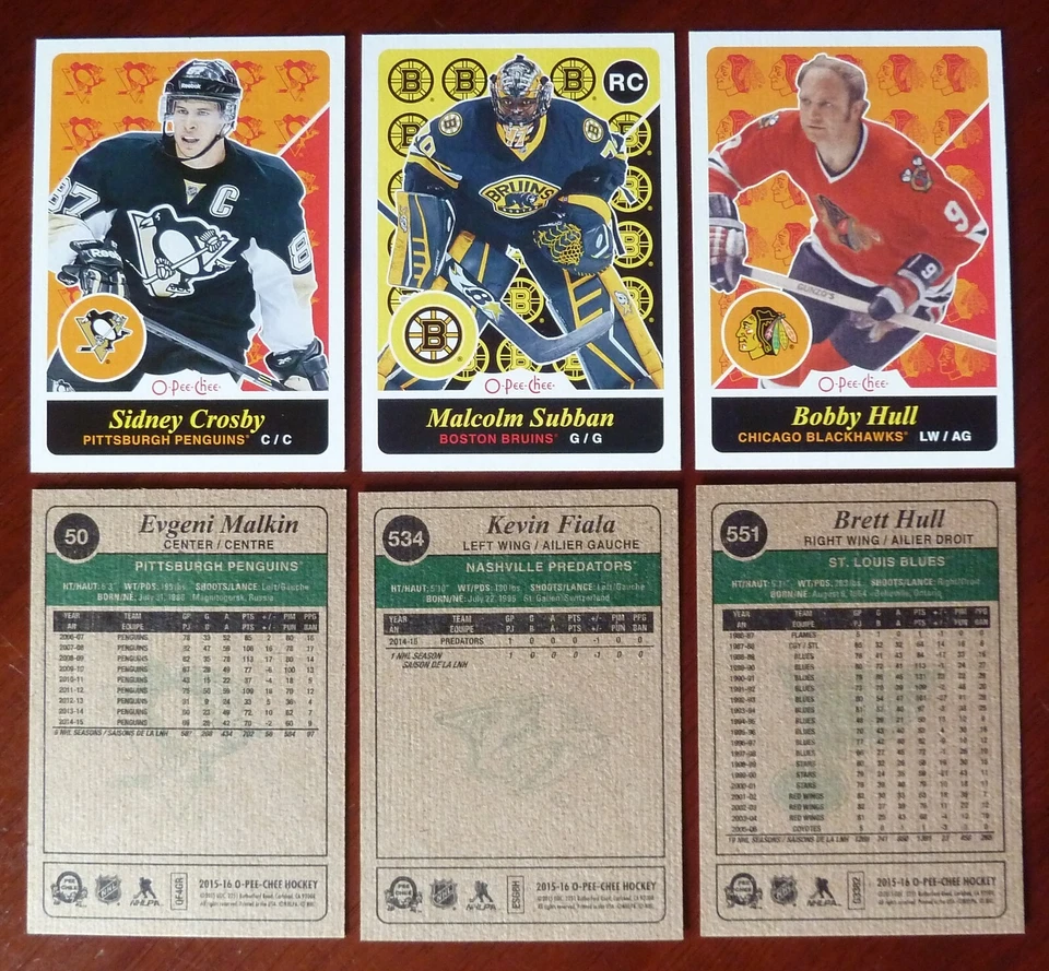 2015-16 NHL O-Pee-Chee OPC "Retro" Parallel #1 to 600 -- U-Pick From List - Image 1 of 1