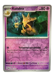 Pokemon Karte: Kadabra Reverse 064/165 Pokemon 151 MEW Deutsch NM - Bild 1 von 1
